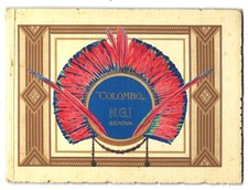 Depliant Brochure Navigazione generale italiana Genova transatlantico Colombo an