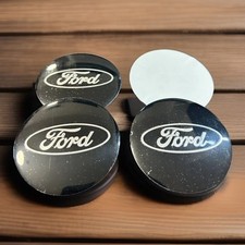 ADESIVI COPRIMOZZO FORD NERI DIAMETRO 60mm 4 Pezzi