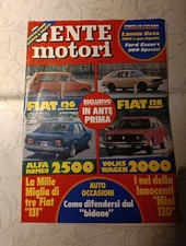 Rivista Gente Motori 1975 N.5 LANCIA ALITALIA STRATOS ALFA ROMEO 2500 BETA ECC