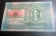 1 banconota antica 1912 Szaz