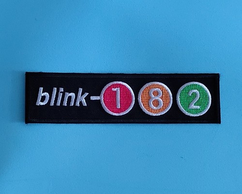Blink 182 patch sew - blink, iron