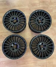 4 CERCHI IN LEGA 17" ORIGINALE ALFA ROMEO 159 GIULIETTA 60690480 NERO LUCIDO