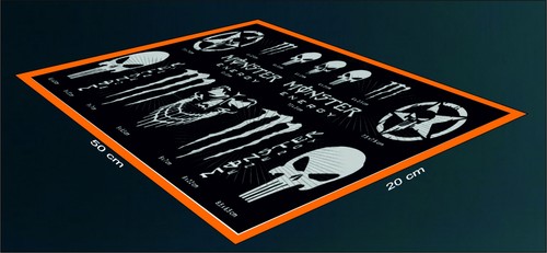 Skull legion set adesivi - skull,