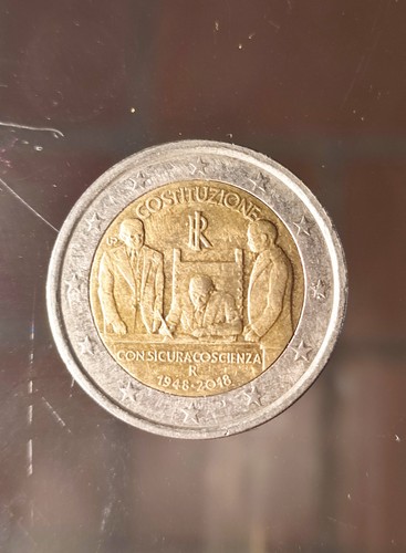 Euro commemorativo italia - euro,