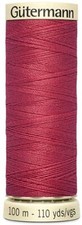 GUTERMANN - 100mt - FILO PER CUCITO 100% POLIESTERE - COLORE CLARET VINTAGE 82