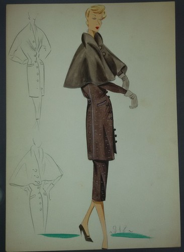 Figurino moda degli anni - di,