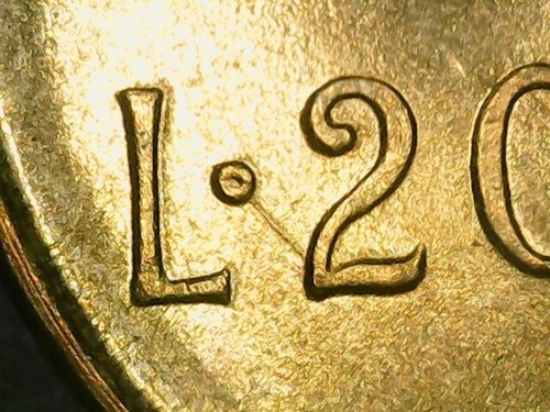 Lire 1976 errore linea in - errore,