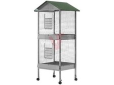 VOLIERA RETTANGOLARE A CASETTA