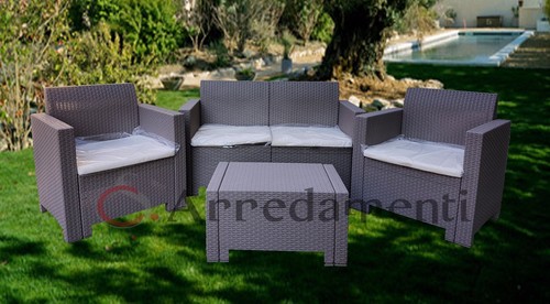 Salotto esterno giardino - salotto,