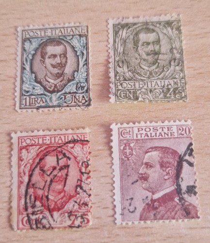 Francobolli timbrati italia - francobolli,