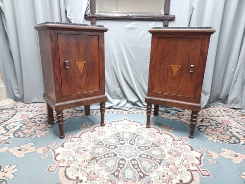 Coppia comidini art deco - di,
