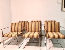 Six Chairs P15 By Ernesto Radaelli For Saporiti Italia 1970