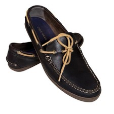 Scarpe da barca Cole Haan uomo marrone scuro e marrone chiaro