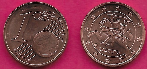 Lituania centesimo euro - lituania, di