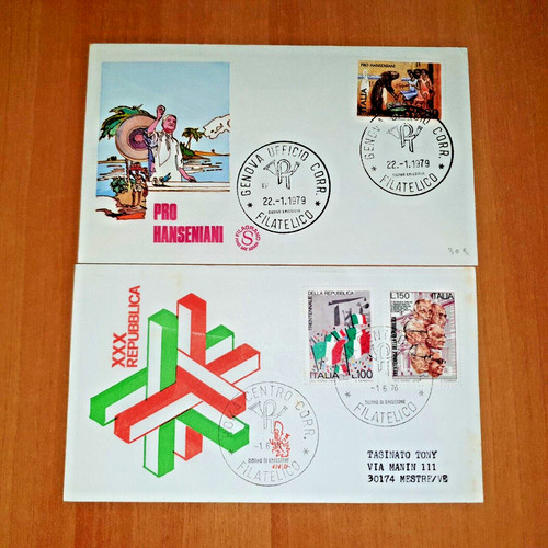 1976 1979 fdc - -,
