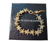 Bracciale Stelle Marine medio in argento Placcato Oro, Giovanni Raspini