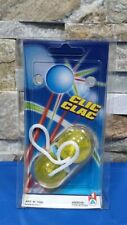 PALLINE CLIC CLAC (GIALLO) GIOCO ANNI 70-80 GIOCHI VINTAGE DA COLLEZIONE
