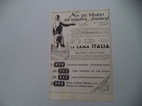 Advertising pubblicità 1932 - advertising,