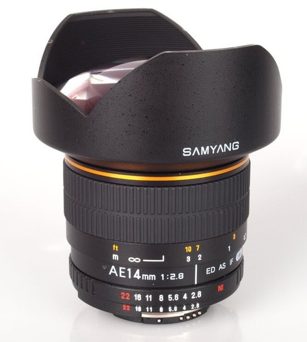 Obiettivo samyang 14mm - 14mm, f2.8