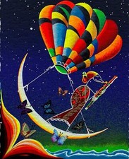 Concertino con volo di farfalle Meloniski da Villacidro Opera SERIGRAFIA Moderna