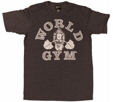 Maglietta W158 World Gym Muscle Bodybuilding Allenamento Allenamento Palestra