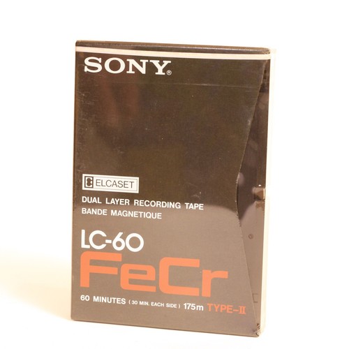 Sony elcaset fecr lc - elcaset, lc-60