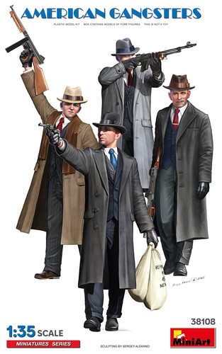 American gangsters figure - american, 1:35