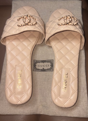 Sandali chanel beige - chanel,
