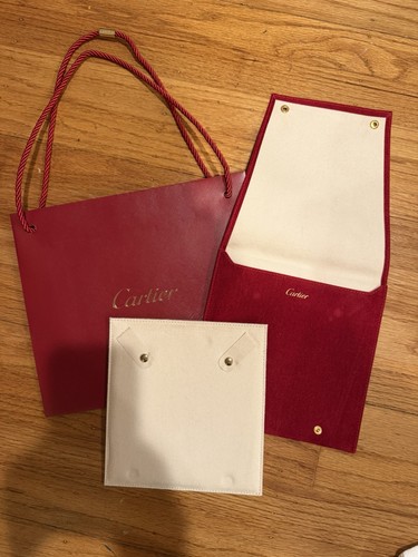 Cartier collana velluto rosso - collana,