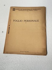 CARTELLA PARTITO NAZIONALE