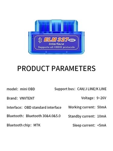 Elm327 adattatore obd2 scanner - elm327,