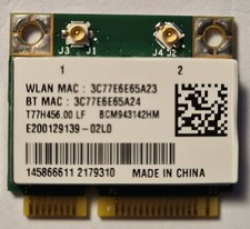 Scheda Wi-Fi Broadcom BCM943142HM + cavi antenna