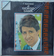GIORGIO GABER – I Successi Di - LP VINILE  Vg+ Cover Vg Condition