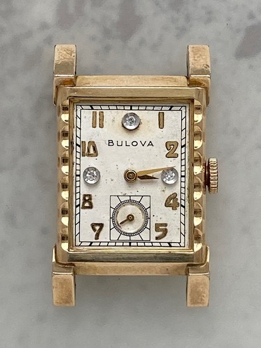 Bel orologio vintage bulova - un,