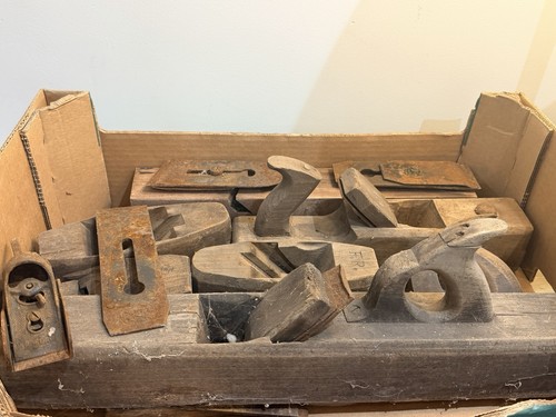 Antique wooden moulding - wooden, planes