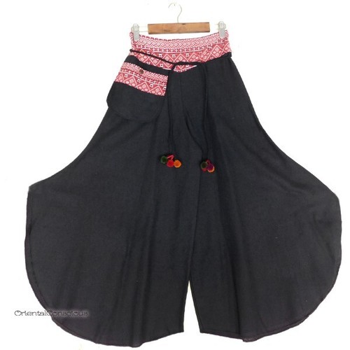 Pantaloni larghi hakama - larghi,