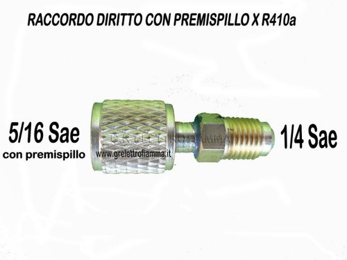 Raccordo dritto riduzione gas - raccordo,