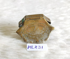 19c Antico Mano Carvded Ottone