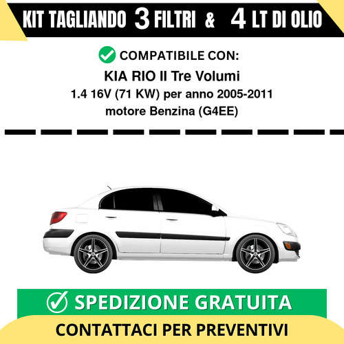 Tagliando per kia rio - tagliando,