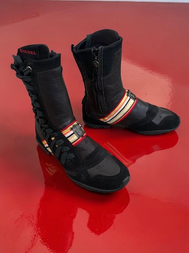 Stivali stringati diesel