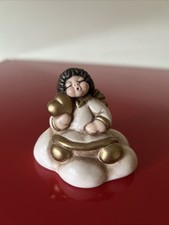 Thun Angelo Avorio Con Cuore Oro, Seduto Su Nuvola, Fuori Produzione , Vintage