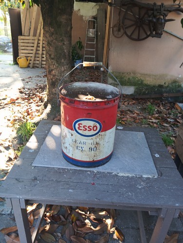 Latta olio esso vintage - latta,