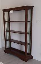 Libreria scaffale in legno e ferro 4 ripiani - cm 182 (h) x 115 (lu) x 38 (la) 
