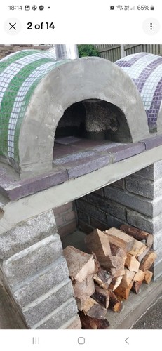 Forno pizza base mattoncini - pizza,
