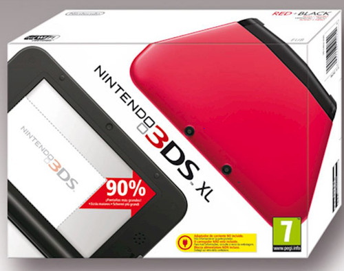 Console nintendo 3ds rosso - console, xl