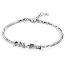 Bracciale Morellato Uomo in Acciaio Diamante SKK01