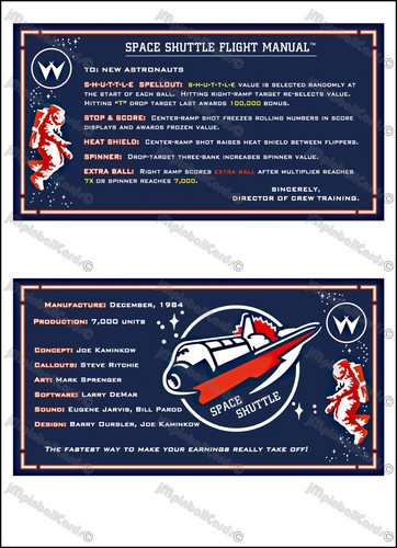 Williams space shuttle 1984 - williams,
