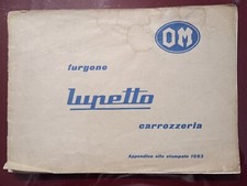 OM - FURGONE LUPETTO - Carrozzeria - appendice allo stampato 1063 - Anno 7/62