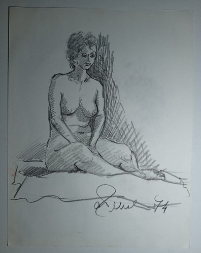 Bellissimo disegno 1974 - , nudo