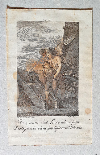 Stampa incisione epoca scena - d'epoca,